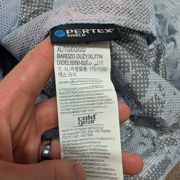 Under Armour Scrambler Women's Waterproof Pertex Shield Jacket XL New Tags Blue - Picture 9 of 12